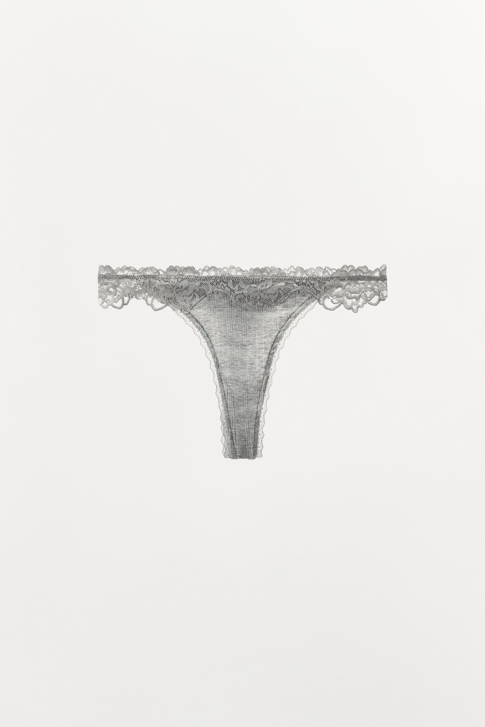 TANGA POINTELLE EN DENTELLE